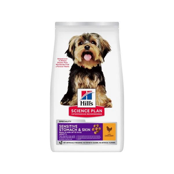 Hill's Science Plan Small & Mini - Sensitive Stomach & Skin Adult - Poulet