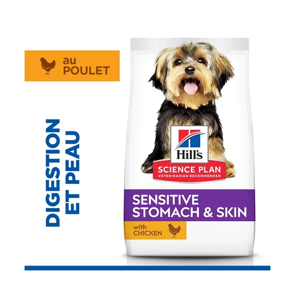 Hill's Science Plan Small & Mini - Sensitive Stomach & Skin Adult - Poulet