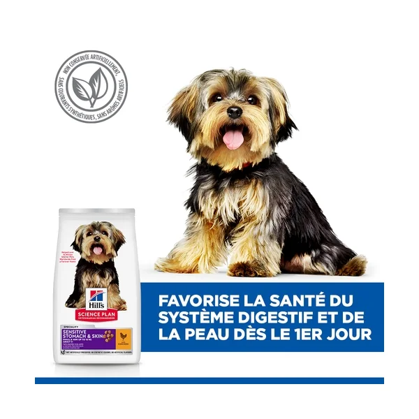 Hill's Science Plan Small & Mini - Sensitive Stomach & Skin Adult - Poulet