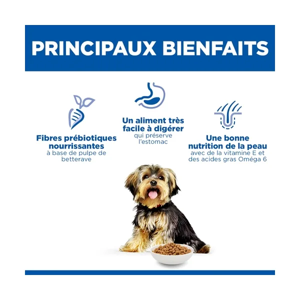 Hill's Science Plan Small & Mini - Sensitive Stomach & Skin Adult - Poulet