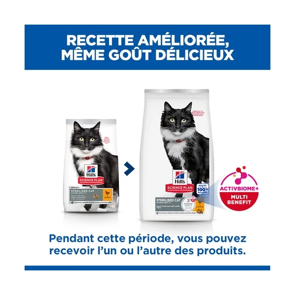 Hill's Science Plan Sterilised Cat - Mature Adult 7+ - Poulet