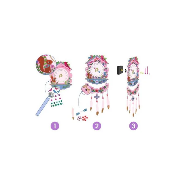 Horloge à créer Coucou - Do it Yourself - Djeco