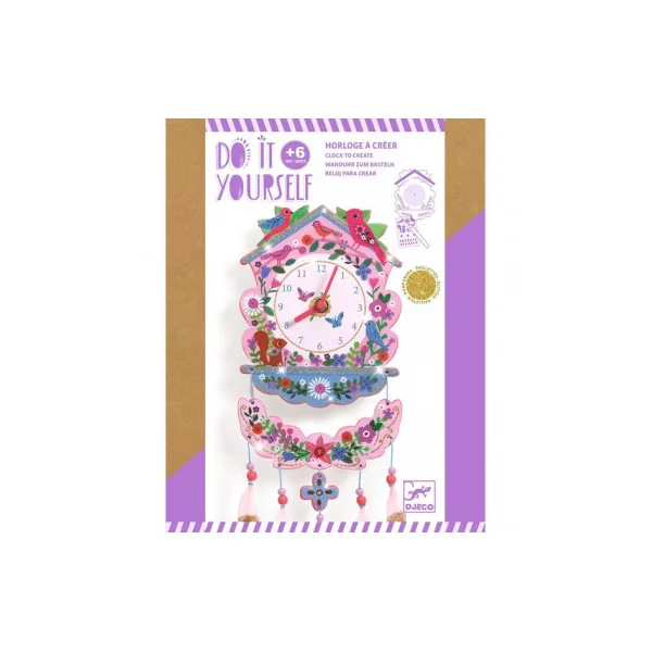 Horloge à créer Coucou - Do it Yourself - Djeco