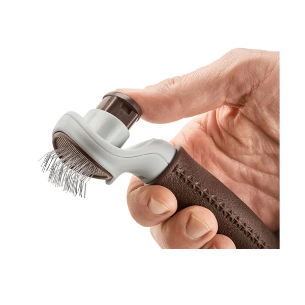 Hunter - Brosse de Toilettage Auto-Nettoyante pour Chien