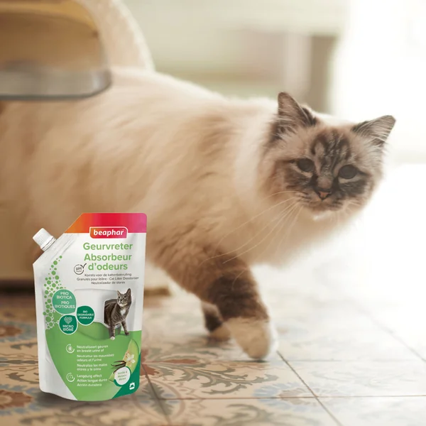 Hygiène Chat – Beaphar Absorbeur d'odeur parfum Vanille Melon - 400 gr