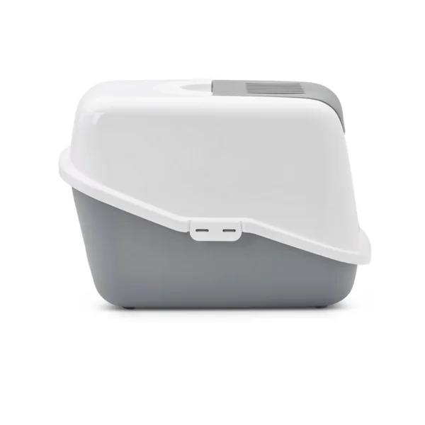 Hygiène Chat – Savic Maison de toilette Nestor gris – 56 x 39 x 38,5 cm