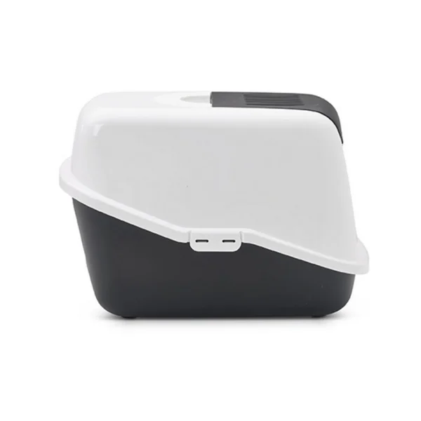 Hygiène Chat – Savic Maison de toilette Nestor noir – 56 x 39 x 38,5 cm