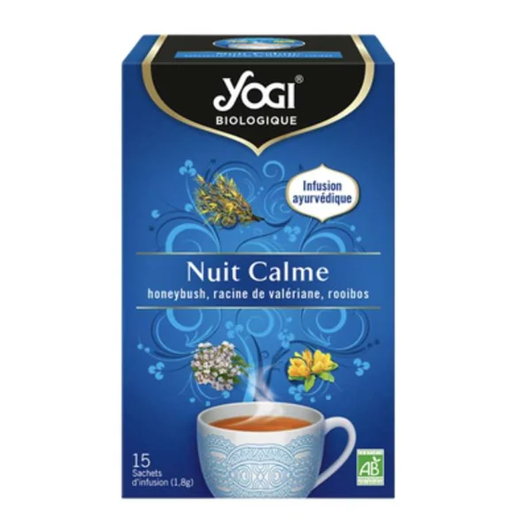 Infusion Nuit Calme BIO, Yogi (x 15 sachets)