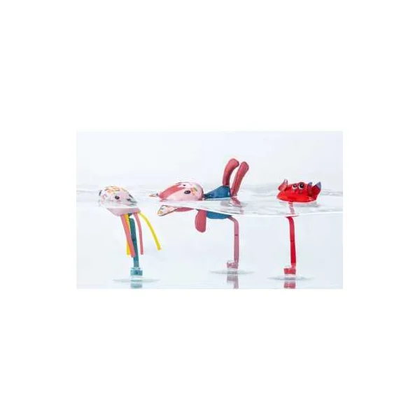 Jeanne 3 personnages de bain ventouses - Lilliputiens
