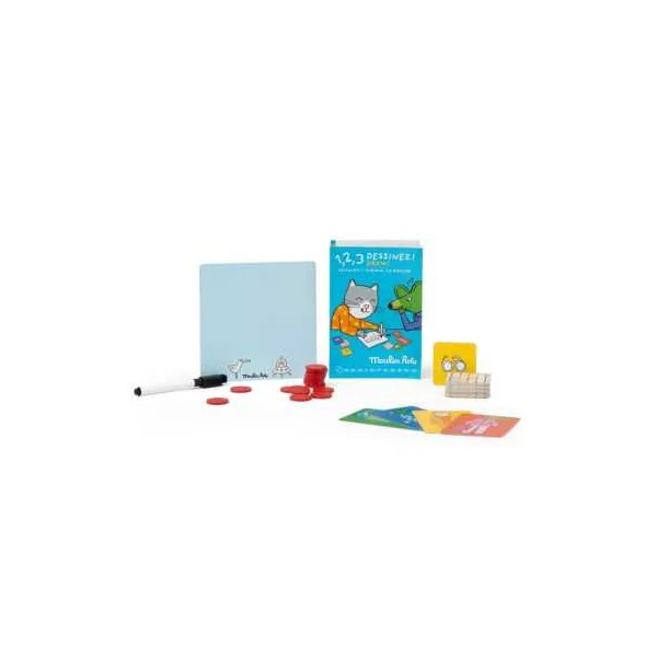 Jeu 1, 2, 3 Dessinez Les Loufoques - Moulin Roty