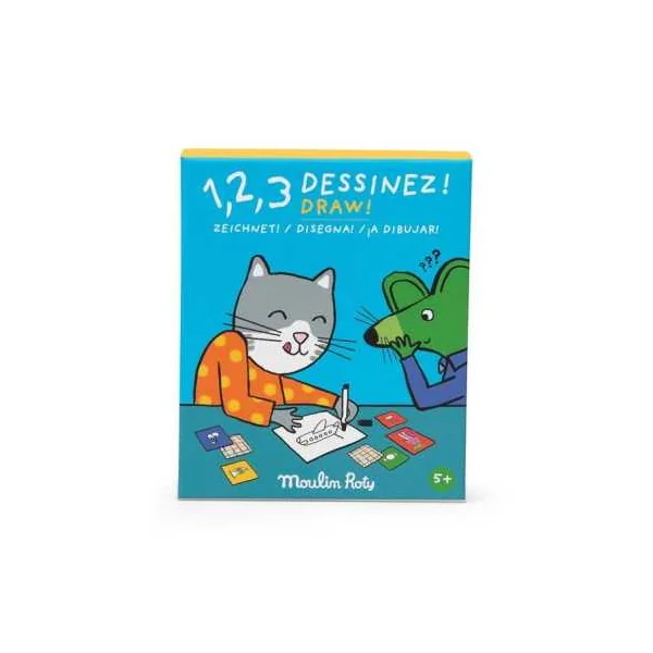 Jeu 1, 2, 3 Dessinez Les Loufoques - Moulin Roty