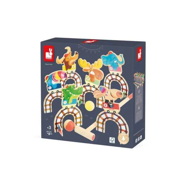 Jeu de croquet Grand huit Applepop - Janod