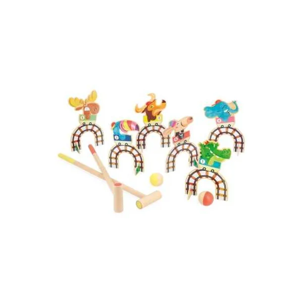Jeu de croquet Grand huit Applepop - Janod