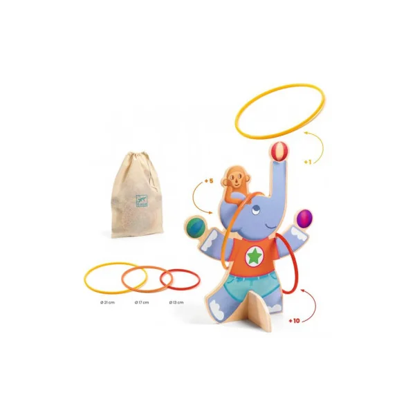 Jeu de lancer d'anneaux Oola Hoop - Djeco