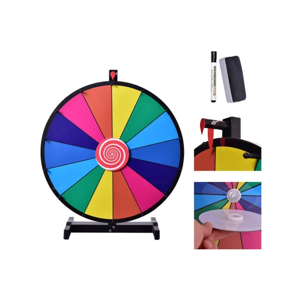 Jeu de Roue de la fortune de table 24 pouces