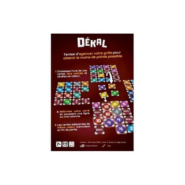 Jeu Dékal - Gigamic