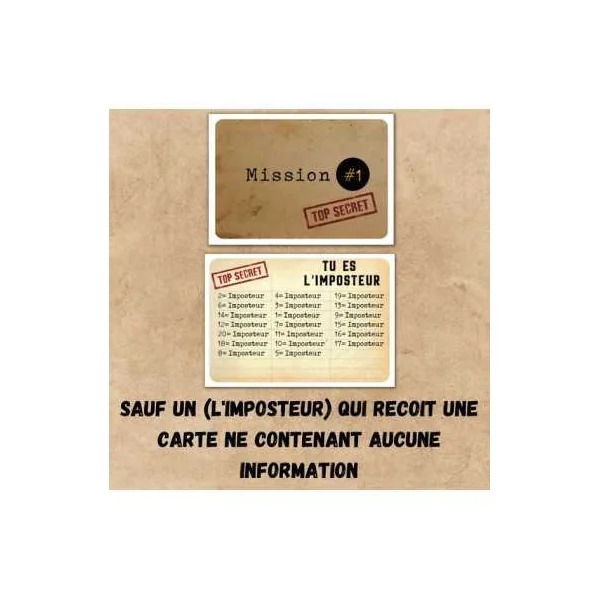 Jeu L'Imposteur