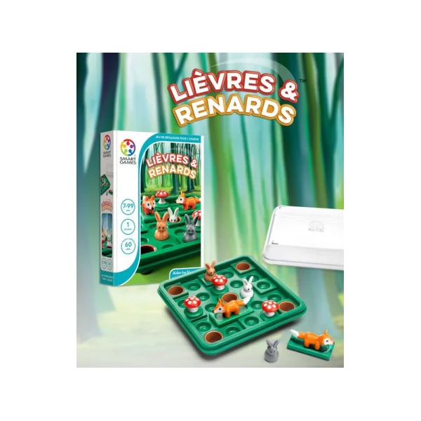 Jeu Lièvres et renards 60 défis - Smartgames