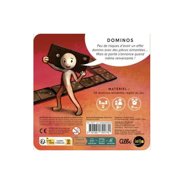 Jeu magnétique Dominos - Iello
