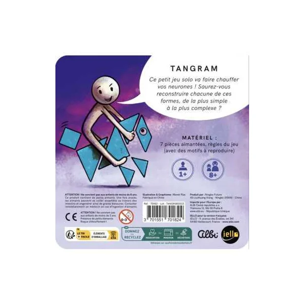 Jeu magnétique Tangram - Iello