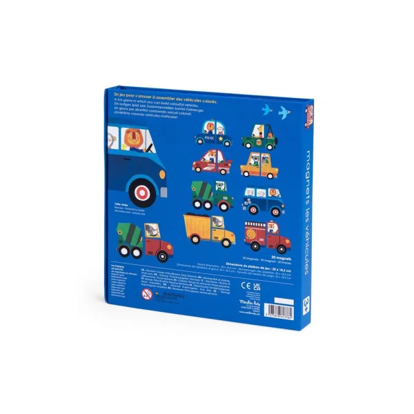 Jeu magnétique véhicules Les Popipop - Moulin Roty
