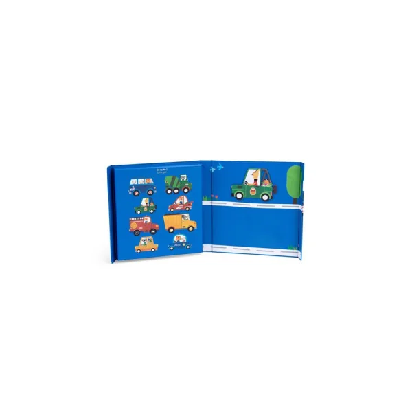 Jeu magnétique véhicules Les Popipop - Moulin Roty