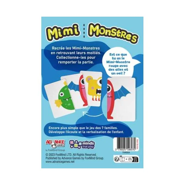 Jeu Mimi monstres