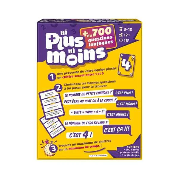Jeu Ni Plus Ni Moins