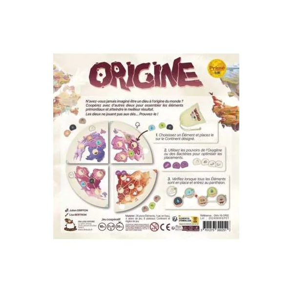 Jeu Origine