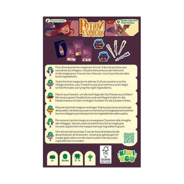 Jeu Potion Express - Kiwizou