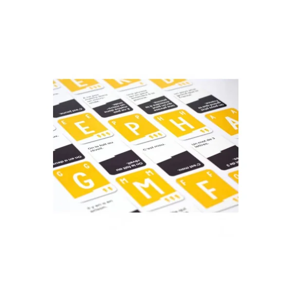 Jeu Speedbac jaune