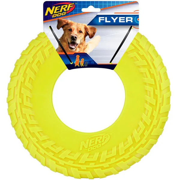 Jouet Chien – Nerf Frisbee coloris aléatoire Jaune ou Bleu
