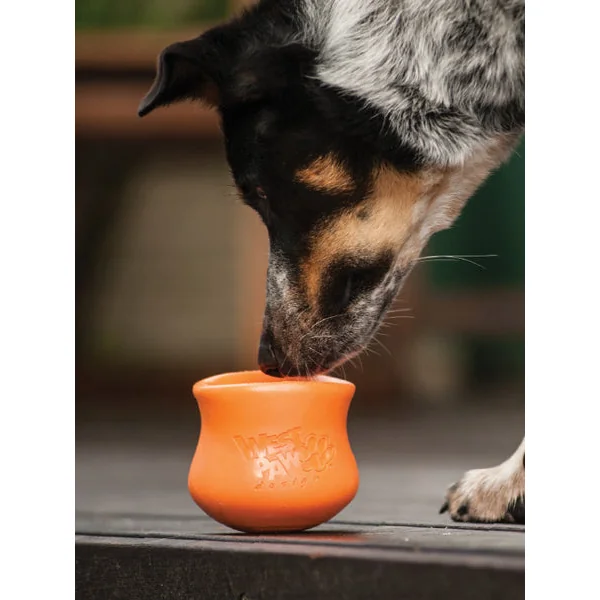 Jouet d'enrichissement pour chien - TOPPL Zogoflex Orange - West Paw