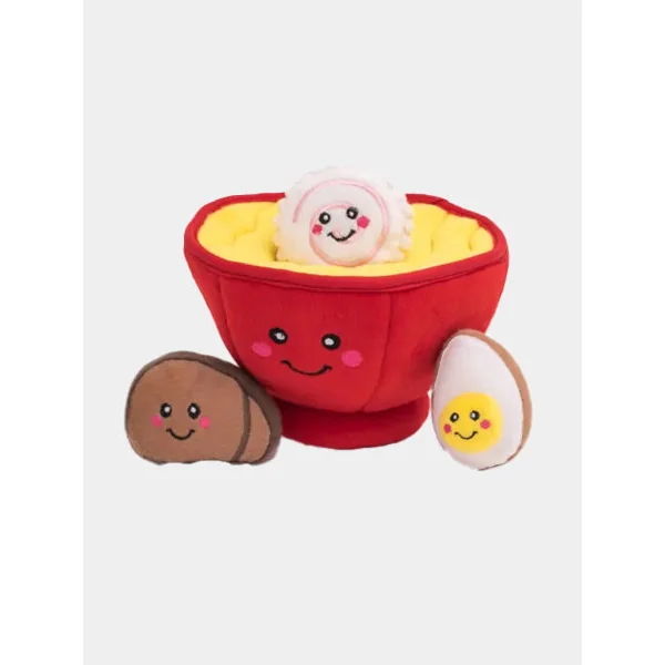 Jouet d'occupation pour chien original - Bol de Ramen 🍜 - ZippyPaws