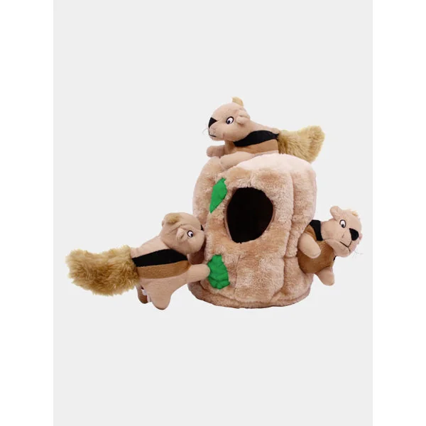Jouet d'occupation pour chien original - Hide-a-squirrel - Outward Hound