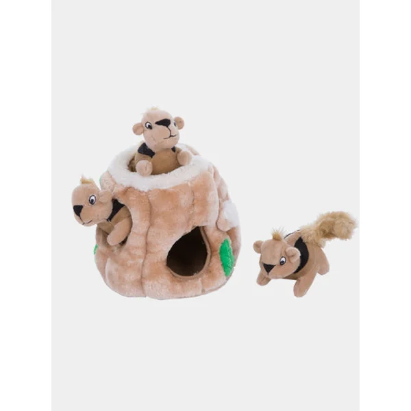 Jouet d'occupation pour chien original - Hide-a-squirrel - Outward Hound