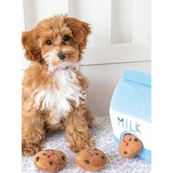 Jouet d'occupation pour chien original - Milk et Cookies - ZippyPaws