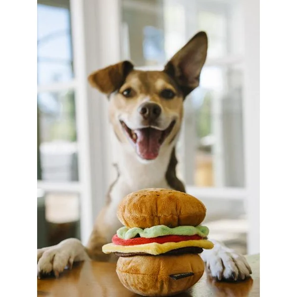 Jouet en peluche pour chien - American Classic - Hamburger