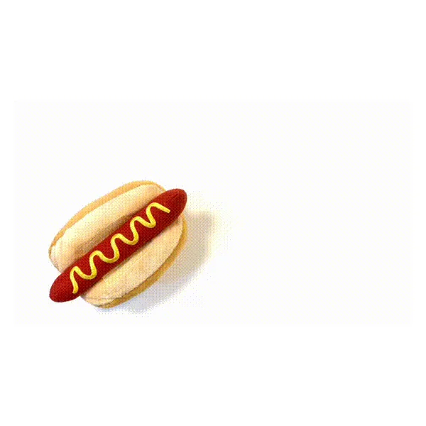 Jouet en peluche pour chien - American Classic - Hot dog