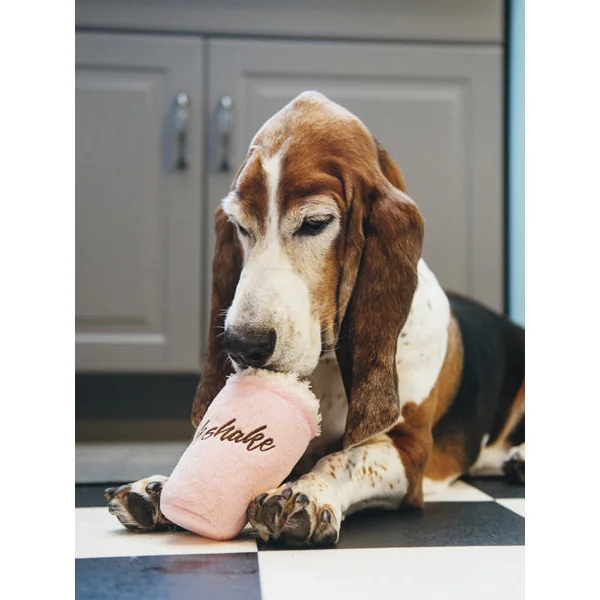 Jouet en peluche pour chien - American Classic - Milkshake