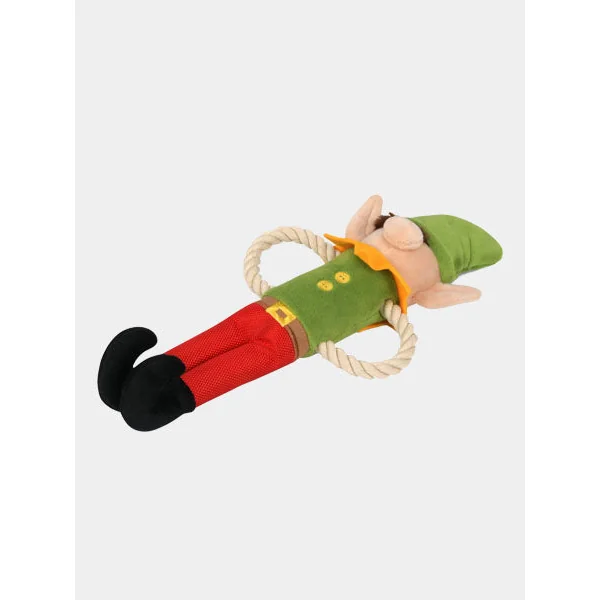 Jouet en peluche pour chien - Merry Woofmas - Lutin de Noel - Pet PLAY