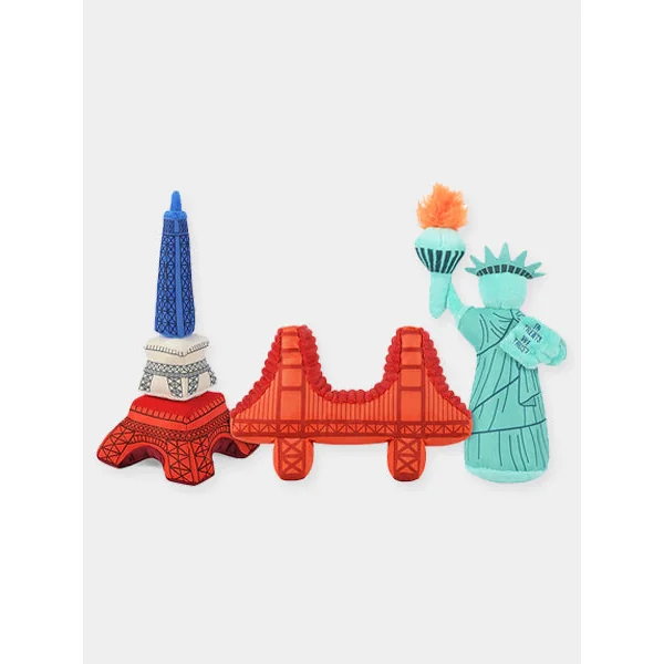 Jouet en peluche pour chien - Pont de San Francisco 🌉 - Pet PLAY
