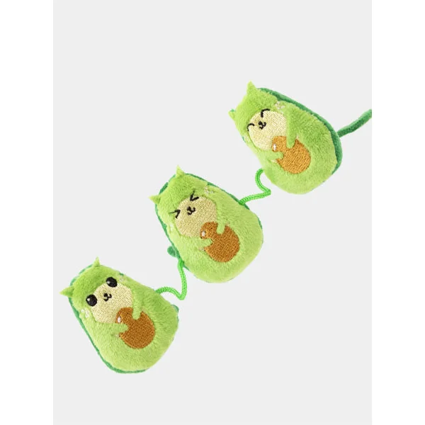 Jouet original pour chat à l'herbe à chat - Trio d'Avocats 🥑🥑🥑