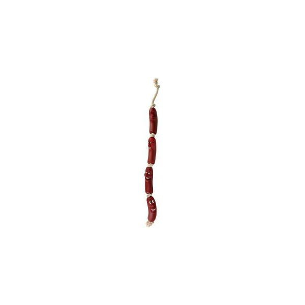 Jouet pour chien saucisse sur corde TRIXIE X 4