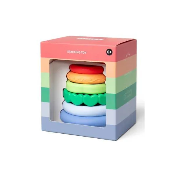 Jouet à empiler arc en ciel - Little L