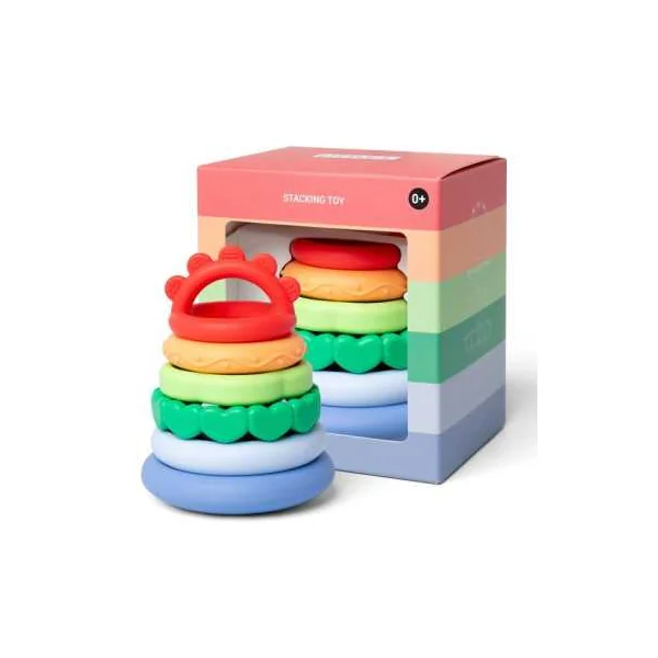 Jouet à empiler arc en ciel - Little L