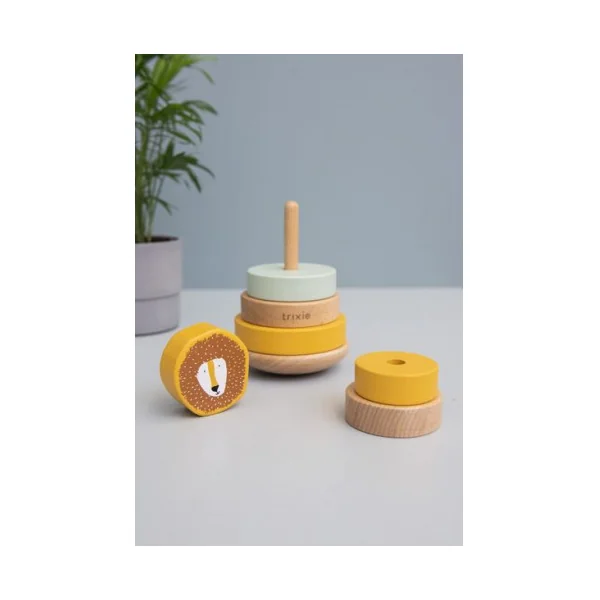Jouet à empiler en bois Lion - Trixie
