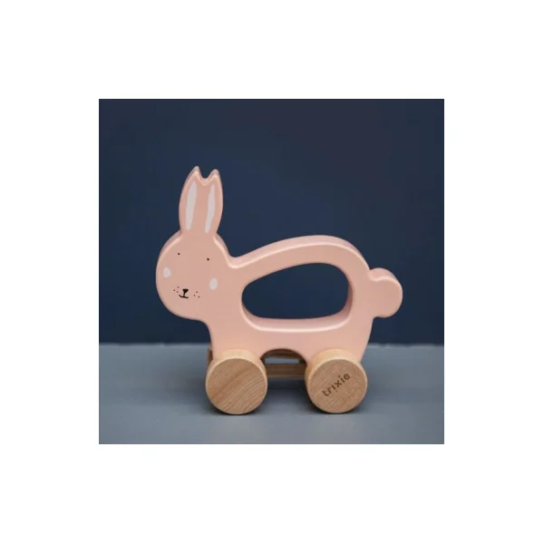 Jouet à tirer en bois Lapin - Trixie
