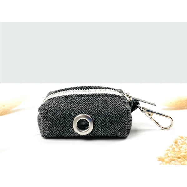 Kit Complet Chien Personnalisé Chevron Gris