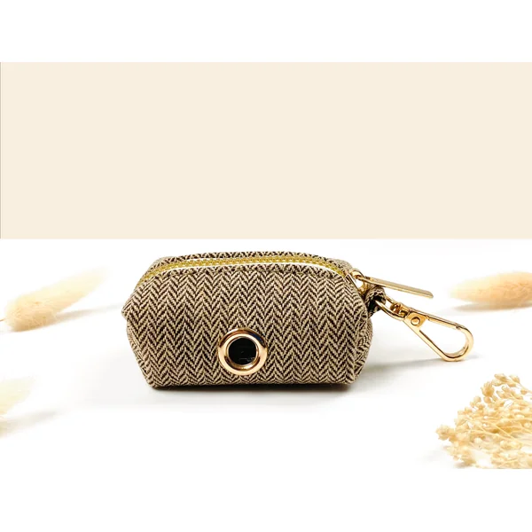 Kit Complet Chien Personnalisé Chevron Noisette
